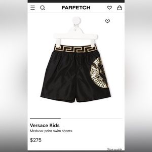 Versace Boys Swim Shorts size 14